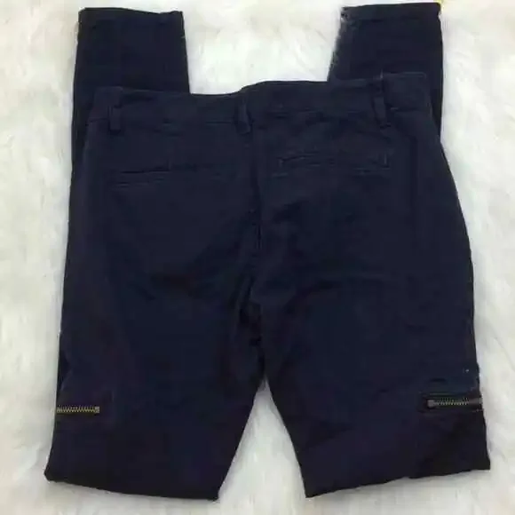 MICHAEL KORS Korda skinny moto‎ zipper pants Women’s Size 0 - Picture 8 of 8